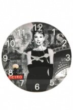 Настенные часы Одри Хепберн