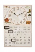 Настенные часы-календарь (Рыбалка)