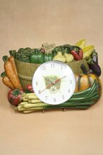 Настенные часы Овощи